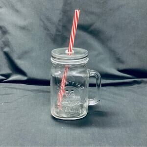County Fair Glass Drinking Jar